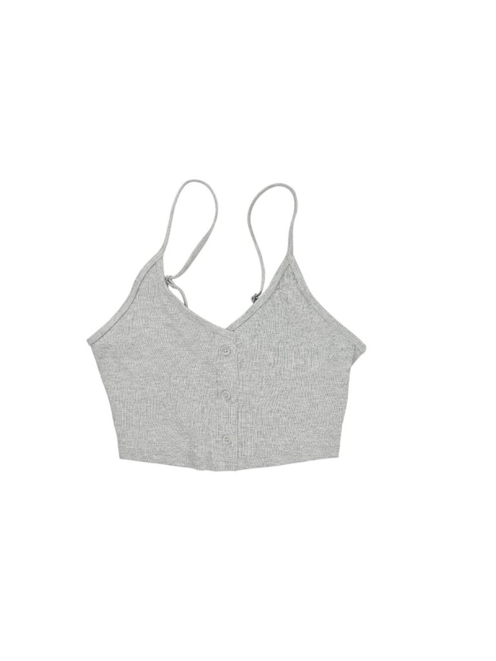 ALO Yoga Ribbed Delicate Lounge Tank in Athletic Heather Grey